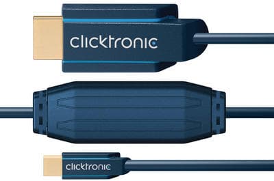 ClickTronic Casual HDMI High Speed - DisplayPort Mini 1m