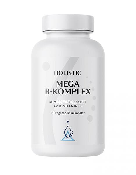Holistic Mega B-komplex 90 Kapslar