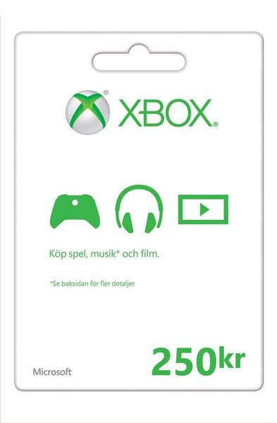 Microsoft Xbox Gift Card - 250 SEK