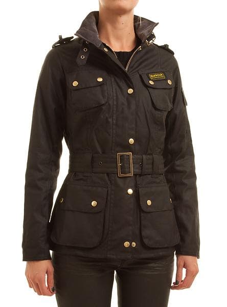 Barbour Ladies International Waxed Jacket (Dam)