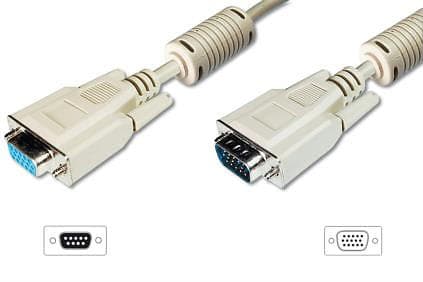 Assmann Ferrite VGA - VGA M-F 3m