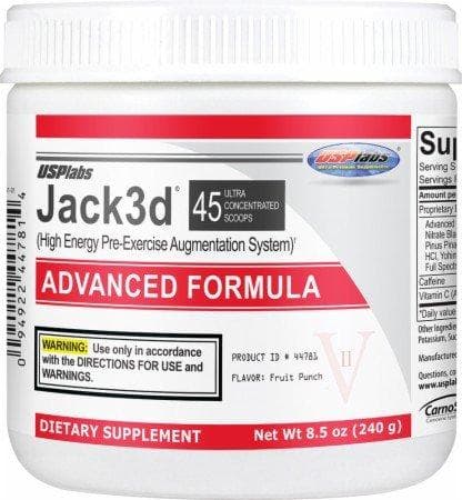 USP Labs Jack3d Advanced 0,24kg