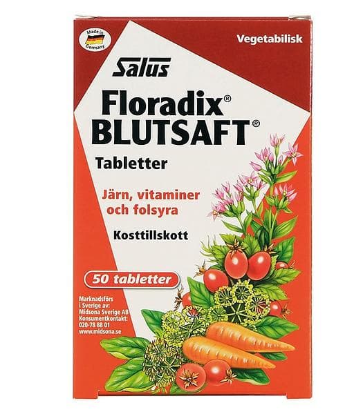 Salus Floradix Blutsaft 50 Tabletter