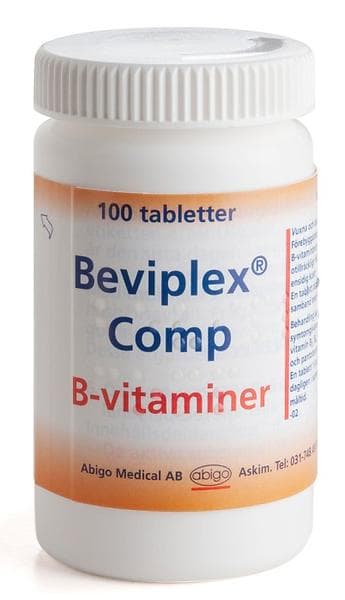 Beviplex Comp B-Vitamin 100 Tabletter