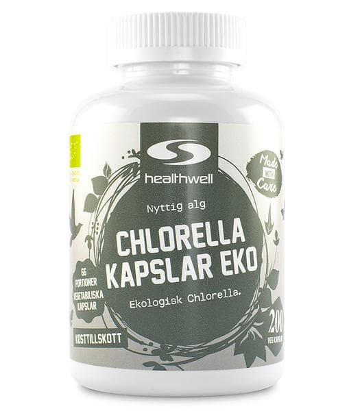 Healthwell Chlorella 200 Kapslar