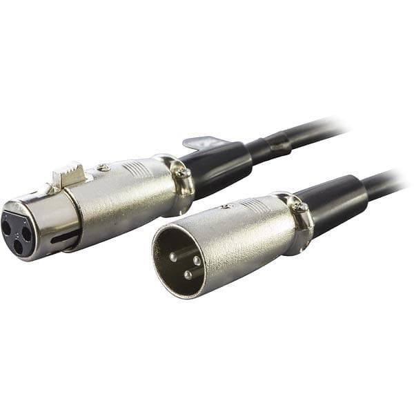 Deltaco XLR - XLR M-F 2m