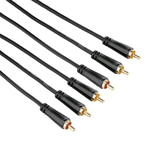 Hama 3 Stars Gold 3RCA - 3RCA 3m