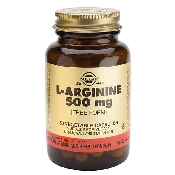 Solgar L-Arginine 500mg 50 Kapslar