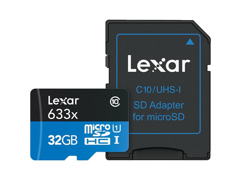 Lexar High Performance microSDHC Class 10 UHS-I U1 633x 32GB