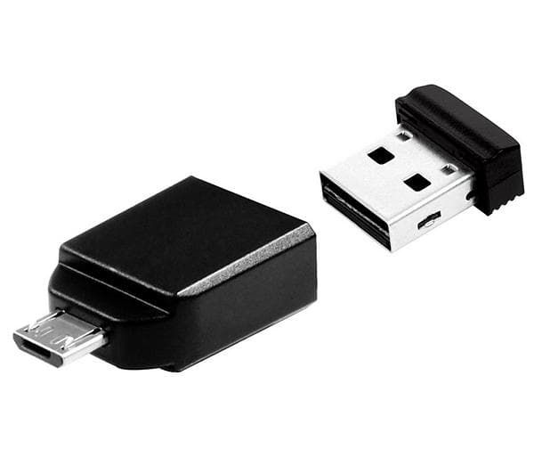 Verbatim USB Store-n-Go Nano + OTG Adapter 32GB