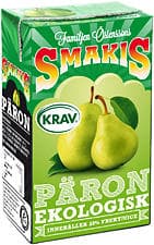 Smakis Ekologisk Päron Carton 0,25l