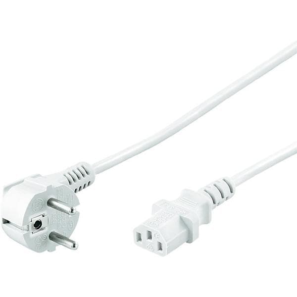 Goobay CEE 7/7 (angled) - IEC C13 2,5m