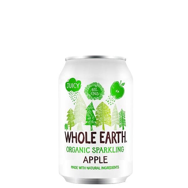 Whole Earth Lightly Sparkling Organic Apple Burk 0,33l