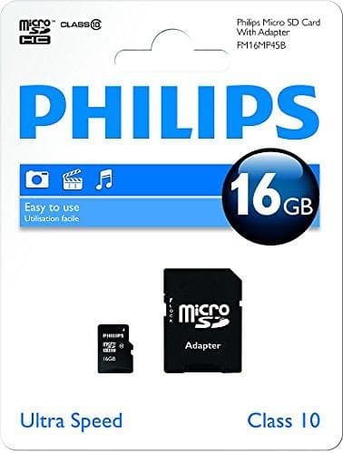 Philips FM16MP45B microSDHC Class 10 16GB