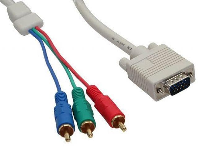 InLine VGA - 3RCA Comp 2m