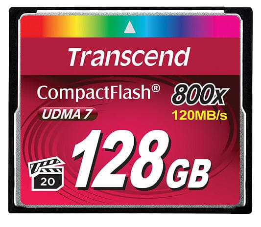 Transcend Compact Flash 800x 128GB