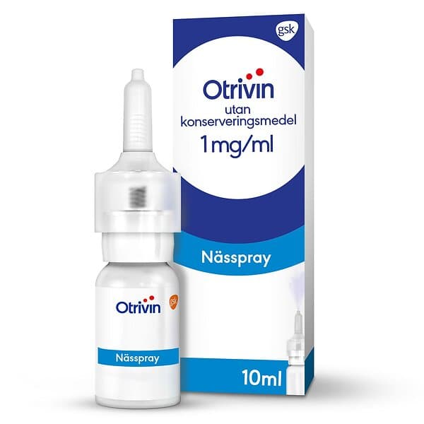 Otrivin Nässpray Utan Konserveringsmedel 1mg/ml 10ml