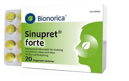 Sinupret Forte 20 Tabletter