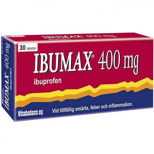 Ibumax 400mg 30 Tabletter