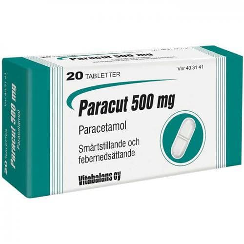 Vitabalans Paracut 500mg 20 Tabletter