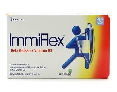 Immitec Kids Immiflex 100mg + Vit D 30 Kapslar