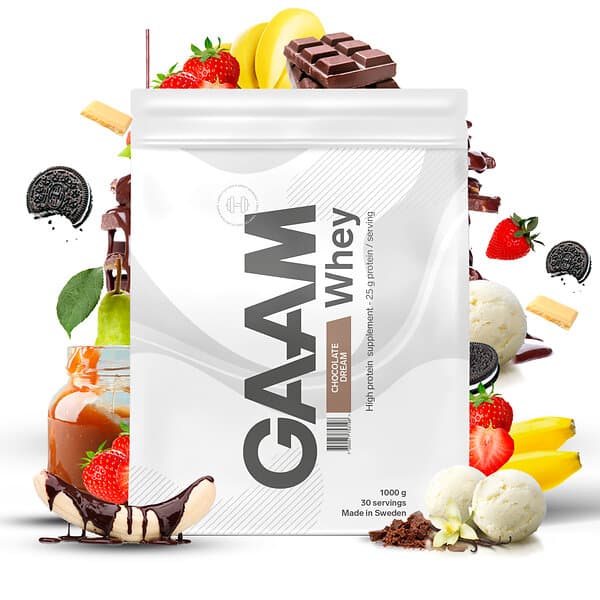 GAAM Nutrition 100% Whey Premium 1kg