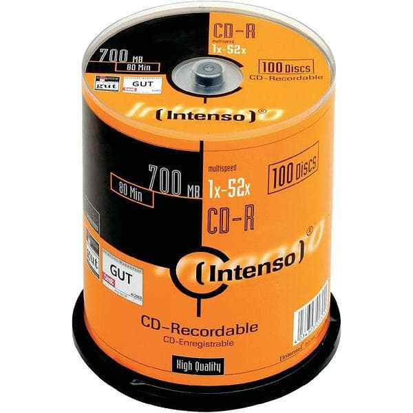 Intenso CD-R 700MB 52x 100-pack Spindel