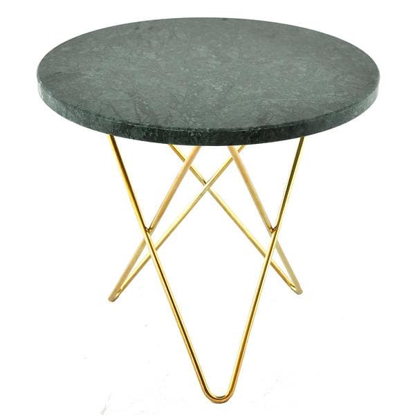 OX Denmarq O Table Tall Mini Soffbord Ø50cm (marmor)