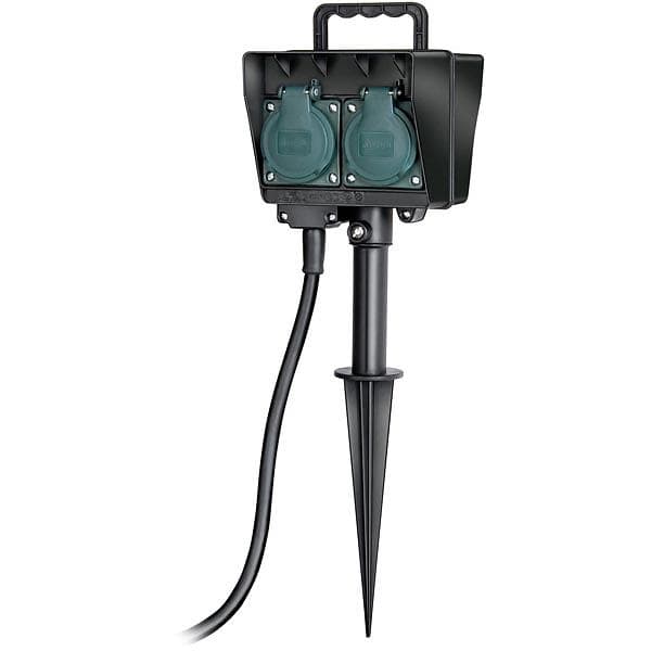 Brennenstuhl Outlet IP44 4-Way 10m