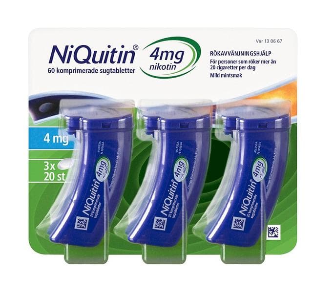 NiQuitin Minis 4mg 60 Sugtabletter