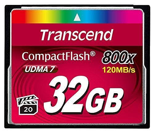 Transcend Compact Flash 800x 32GB