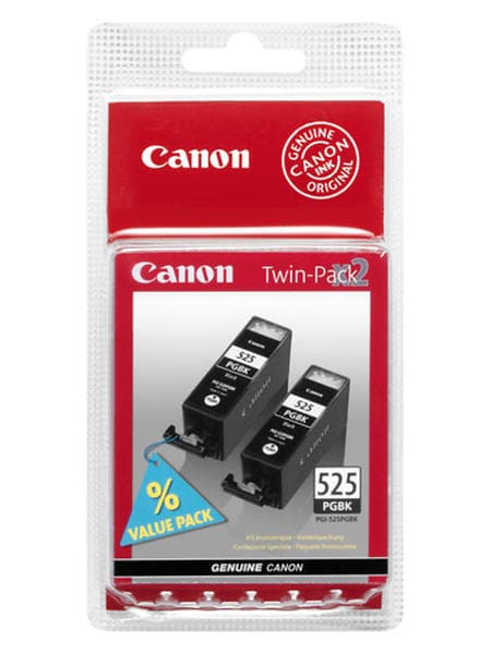 Canon PGI-525PGBK (Pigmentsvart) 2-pack