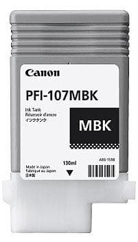 Canon PFI-107MBK (Mattsvart)