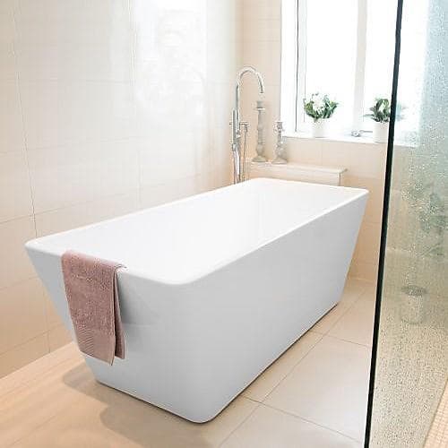 Bathlife Ideal Fristående Rakt 160x76 (Vit)