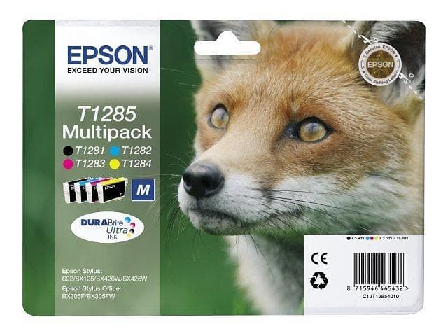 Epson T1285 (Svart/Cyan/Magenta/Gul)