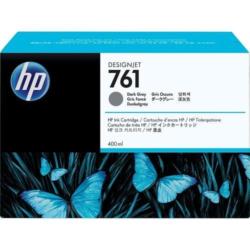 HP 761 400ml (Mörkgrå)