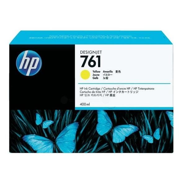 HP 761 400ml (Gul) 3-pack