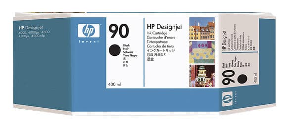 HP 90 400ml (Svart)