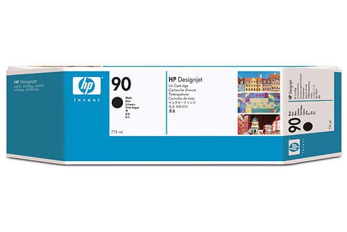 HP 90 775ml (Svart) 3-pack