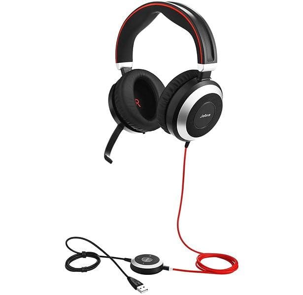 Jabra Evolve 80 UC Stereo Over-ear Headset