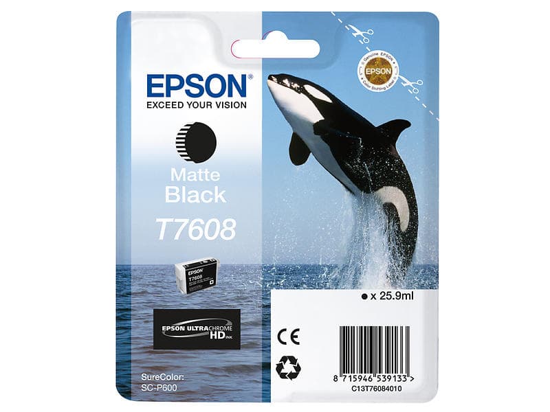Epson T7608 (Mattsvart)