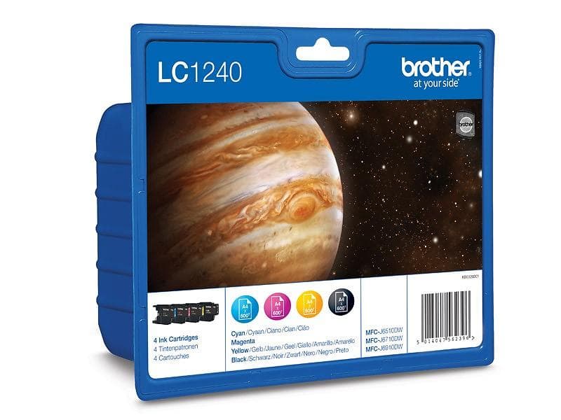 Brother LC1240 (Svart/Cyan/Magenta/Gul)