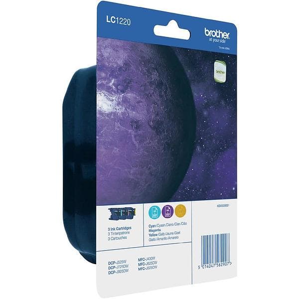 Brother LC1220 (Cyan/Magenta/Gul)