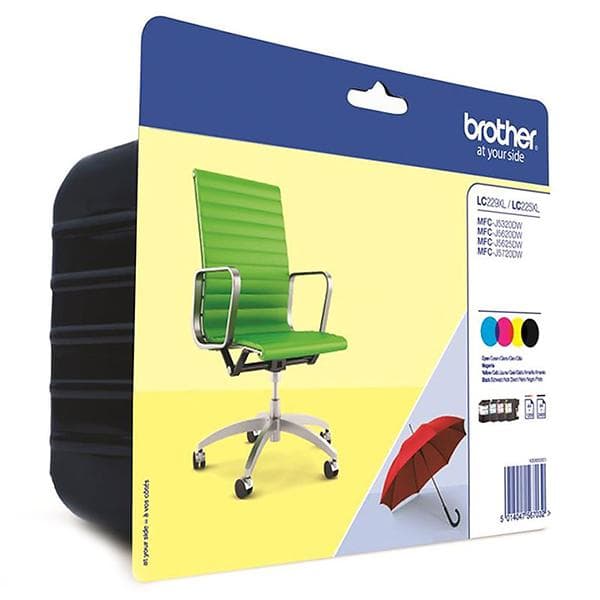 Brother LC229XL (Svart/Cyan/Magenta/Gul)
