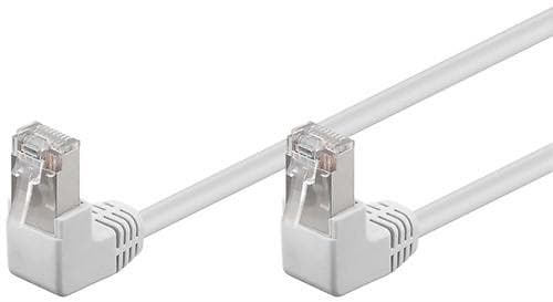 Goobay F/UTP Cat5e RJ45 - RJ45 (2x angled) 0,25m