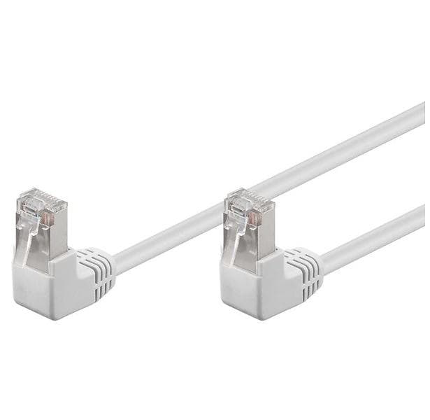 Goobay F/UTP Cat5e RJ45 - RJ45 (2x angled) 3m