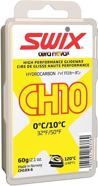 Swix CH10X Yellow Wax 0 to +10°C 60g