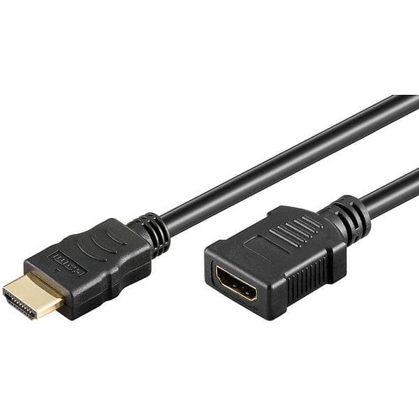 Goobay HDMI - HDMI High Speed with Ethernet M-F 0,5m