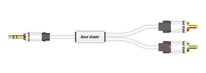 Real Cable Moniteur JRCA-1 3.5mm - 2RCA 1,5m