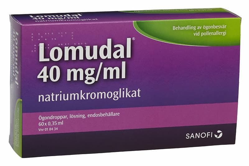 Lomudal Ögondroppar 40mg/ml 21ml 60 Doser